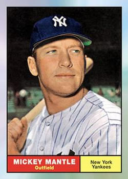 2006 Topps eTopps Mickey Mantle #10 Mickey Mantle 1961 Front