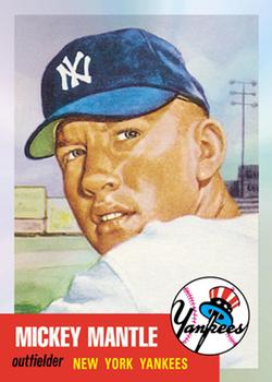2006 Topps eTopps Mickey Mantle #2 Mickey Mantle 1953 Front