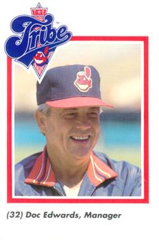 1989 Cleveland Indians The Tribe #10 Doc Edwards Front