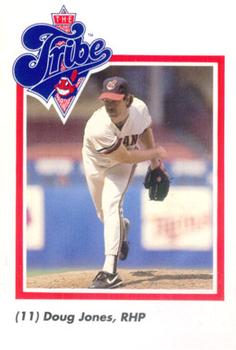 1989 Cleveland Indians The Tribe #15 Doug Jones Front