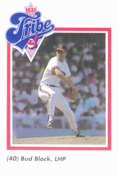 1989 Cleveland Indians The Tribe #5 Bud Black Front