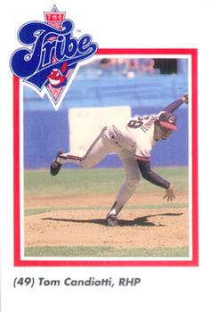 1989 Cleveland Indians The Tribe #7 Tom Candiotti Front