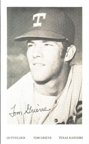 1973 Texas Rangers Photocards #NNO Tom Grieve Front