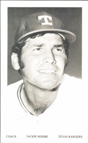1973 Texas Rangers Photocards #NNO Jackie Moore Front