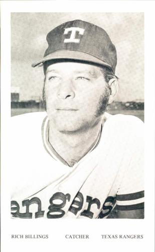 1973 Texas Rangers Photocards #4 Dick Billings Front