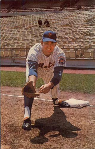 1967 B&E Color Advertising New York Mets Postcards #NNO Ed Kranepool Front