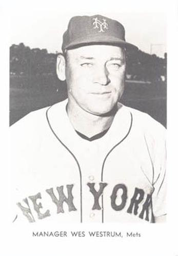 1967 Sports Service New York Mets #NNO Wes Westrum Front