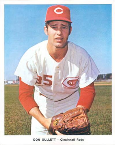 1972 Cincinnati Reds Color Picture Pack B #NNO Don Gullett Front