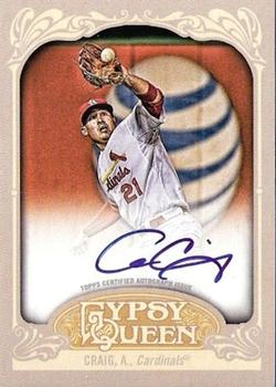 2012 Topps Gypsy Queen - Autographs #GQA-ACR Allen Craig  Front