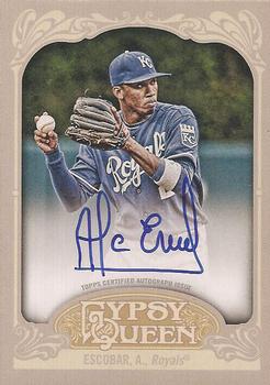 2012 Topps Gypsy Queen - Autographs #GQA-AE Alcides Escobar  Front