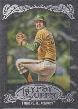 2012 Topps Gypsy Queen - Framed Black #238 Rollie Fingers  Front