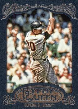 2012 Topps Gypsy Queen - Framed Blue #235 Orlando Cepeda  Front