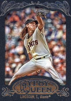 2012 Topps Gypsy Queen - Framed Blue #240 Tim Lincecum  Front