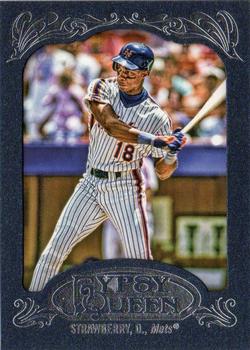 2012 Topps Gypsy Queen - Framed Blue #245 Darryl Strawberry  Front