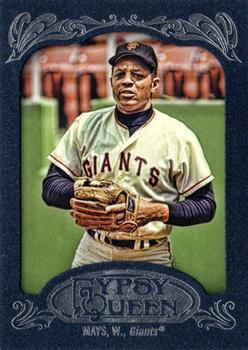 2012 Topps Gypsy Queen - Framed Blue #280 Willie Mays  Front