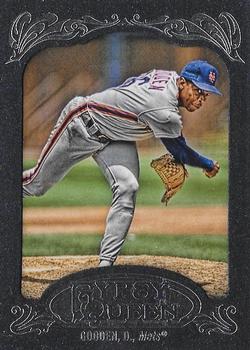 2012 Topps Gypsy Queen - Framed Blue #295 Dwight Gooden  Front