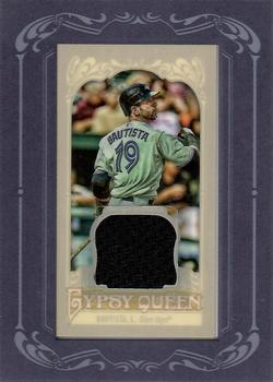 2012 Topps Gypsy Queen - Framed Mini Relics #GQMR-JB Jose Bautista  Front