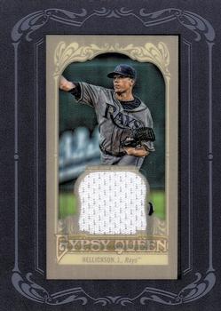2012 Topps Gypsy Queen - Framed Mini Relics #GQMR-JH Jeremy Hellickson  Front