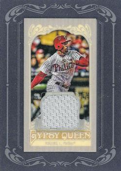 2012 Topps Gypsy Queen - Framed Mini Relics #GQMR-JRO Jimmy Rollins  Front