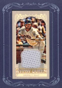 2012 Topps Gypsy Queen - Framed Mini Relics #GQMR-PS Pablo Sandoval  Front