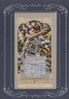 2012 Topps Gypsy Queen - Framed Mini Relics #GQMR-SC Steve Carlton  Front