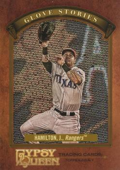2012 Topps Gypsy Queen - Glove Stories #GS-JH Josh Hamilton  Front