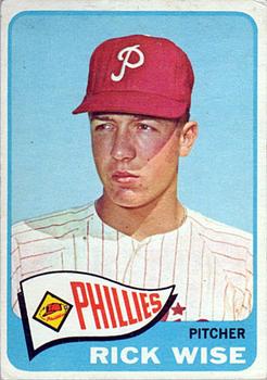 1965 Topps #322 Rick Wise Front