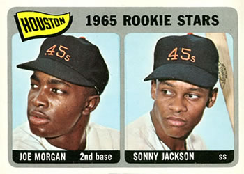 1965 Topps #16 Houston 1965 Rookie Stars (Joe Morgan / Sonny Jackson) Front