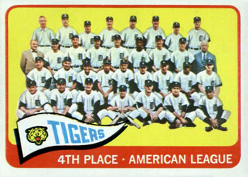 1965 Topps #173 Detroit Tigers Front