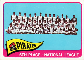 1965 Topps #209 Pittsburgh Pirates Front