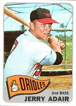 1965 Topps #231 Jerry Adair Front