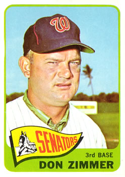 1965 Topps #233 Don Zimmer Front