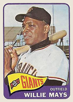 1965 Topps #250 Willie Mays Front