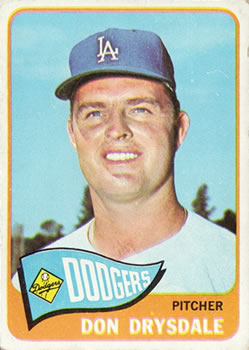 1965 Topps #260 Don Drysdale Front