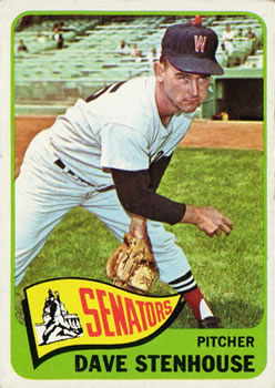 1965 Topps #304 Dave Stenhouse Front