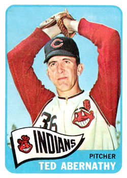 1965 Topps #332 Ted Abernathy Front
