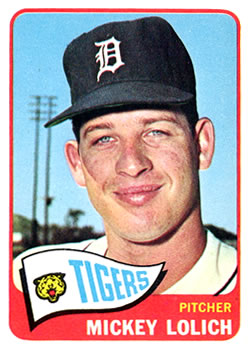 1965 Topps #335 Mickey Lolich Front