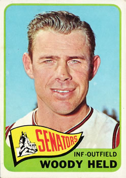 1965 Topps #336 Woodie Held Front