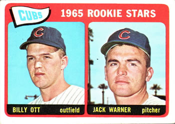 1965 Topps #354 Cubs 1965 Rookie Stars (Billy Ott / Jack Warner) Front