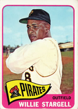 1965 Topps #377 Willie Stargell Front