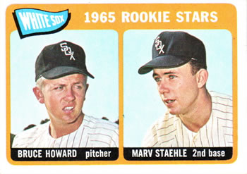 1965 Topps #41 White Sox 1965 Rookie Stars (Bruce Howard / Marv Staehle) Front