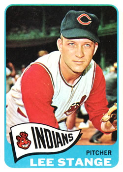 1965 Topps #448 Lee Stange Front