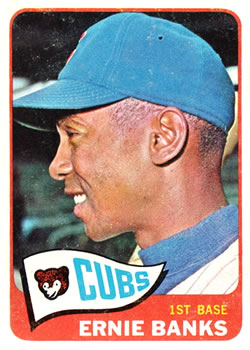 1965 Topps #510 Ernie Banks Front