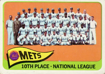 1965 Topps #551 New York Mets Front