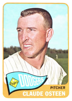 1965 Topps #570 Claude Osteen Front