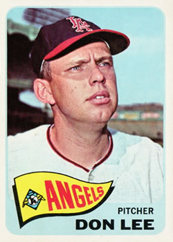 1965 Topps #595 Don Lee Front