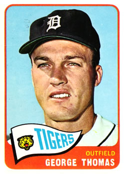 1965 Topps #83 George Thomas Front