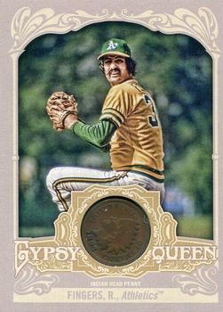 2012 Topps Gypsy Queen - Indian Head Penny #IHP-RF Rollie Fingers  Front