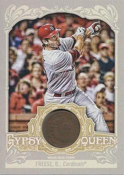 2012 Topps Gypsy Queen - Indian Head Penny #IHP-DF David Freese  Front