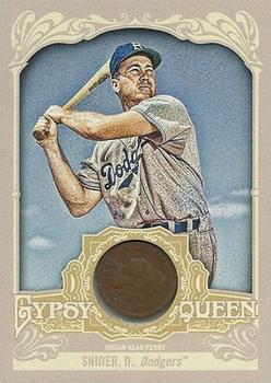 2012 Topps Gypsy Queen - Indian Head Penny #IHP-DS Duke Snider  Front